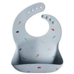 Silicone hagesmæk Retro Cars Hagesmække