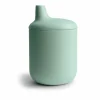 Hot Silicone Sippy Cup Cambridge Blue Træningskopper Og Flasker|Service