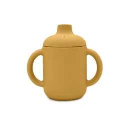 Hot Silikone kop med drikketud, honning gul Service