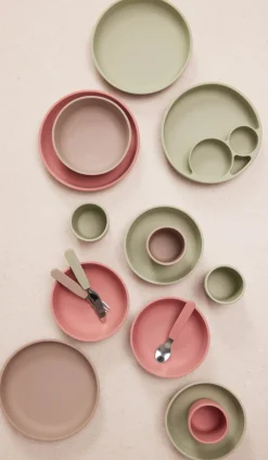 Best Silikone spisesæt - green Service