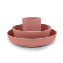 Outlet Silikone spisesæt - rose Service