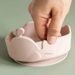 Online Silikone Stick & Stay skål og babyske Wally - Blå Service