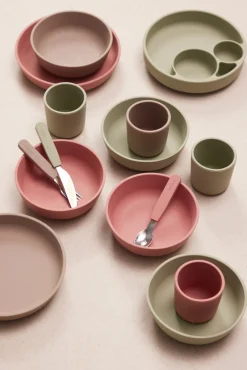 Silikone tallerken - rose Service