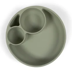 Online Silikone tallerken ruminddelt - green Service