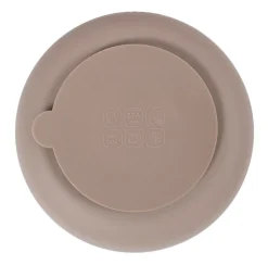 Outlet Silikone tallerken ruminddelt - Warm Grey Service