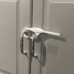 Outlet Skabslås til dobbeltlåger - 2 Stk. Sikkerhed I Hjemmet