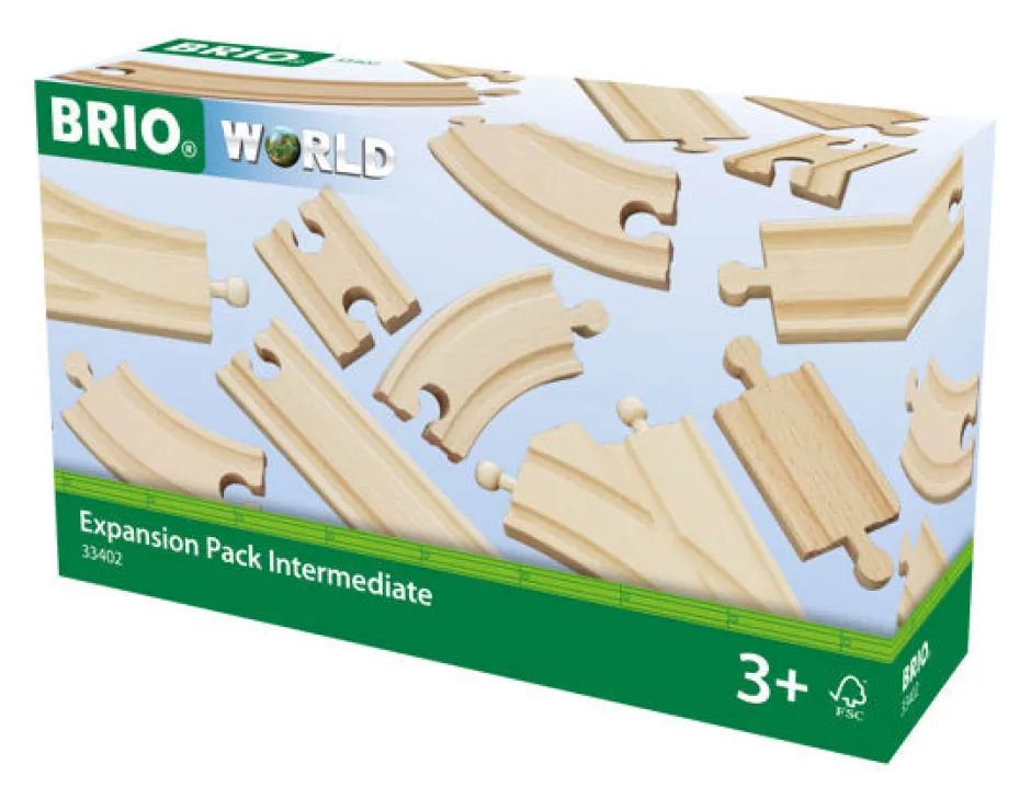 Skinnesæt, 16 dele - FSC® Togbaner & Tog