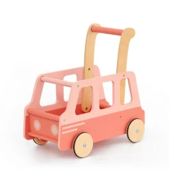 New Skolebus skubbevogn pink Gåvogne & Aktivitetsborde