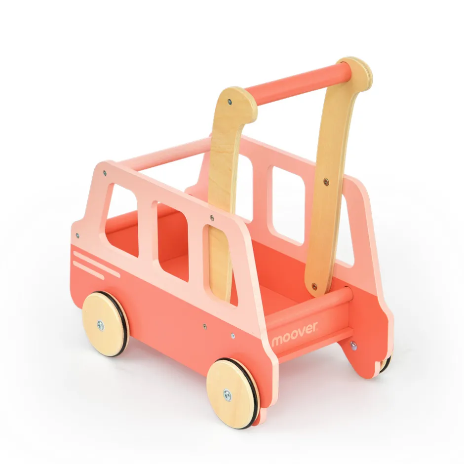 New Skolebus skubbevogn pink Gåvogne & Aktivitetsborde