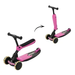Sale Skootie 2i1 løbehjul - neon pink Løbehjul & Rulleskøjter