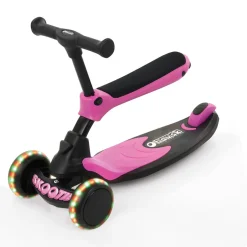 Sale Skootie 2i1 løbehjul - neon pink Løbehjul & Rulleskøjter