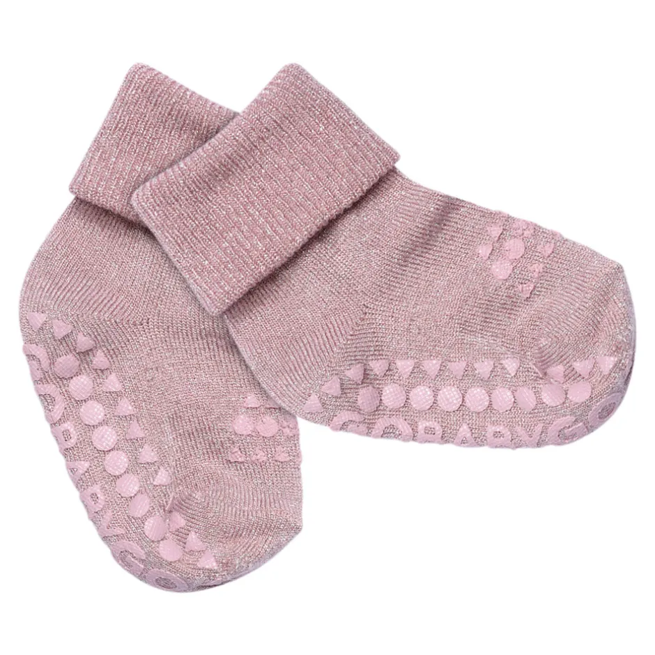 Best Skridsikre Strømper - Bamboo - Lanvender glitter Skridsikre Strømper|Strømper