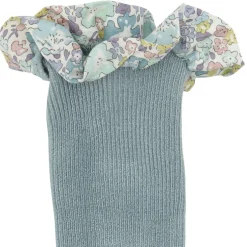 Clearance Skridsikre Strømper - Liberty - Dusty Blue / Michelle Purple Skridsikre Strømper