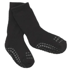 Outlet Skridsikre Strømper Terry Bomuld - Black Skridsikre Strømper|Strømper