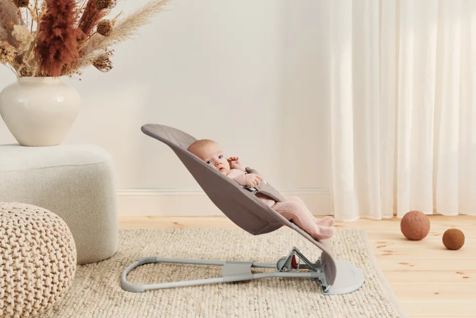 Clearance Skråstol Bliss - Vævet, Blomsterbladsquilt, Sandgrå Børn Skråstole