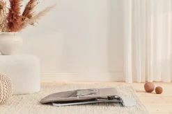 Clearance Skråstol Bliss - Vævet, Blomsterbladsquilt, Sandgrå Børn Skråstole