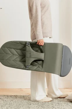 New Skråstol Bliss Vævet, blomsterbladsquilt,mørkegrøn Børn Skråstole