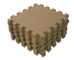 Outlet Skumlegegulv , Cappuccino 9 stk Legegulve & -Tæpper