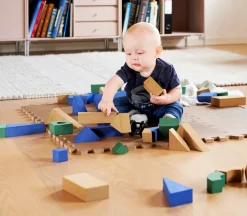 Outlet Skumlegegulv , Cappuccino 9 stk Legegulve & -Tæpper