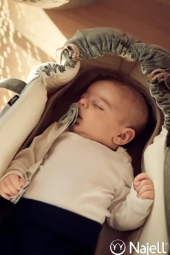 Best SleepCarrier Waterproof Bedding - Linen Beige Madrasser & Lagner Til Barnevogne