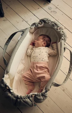 New SleepCarrier Waterproof Bedding - Daisy White Madrasser & Lagner Til Barnevogne