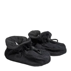 Online Slippers corduroy - Black Futter