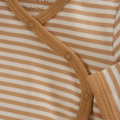 Clearance Slå-om Body Langærmet - Doe Præmatur Tøj|Bodystocking M. Skrålukning