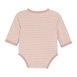 New Slå-om Body Langærmet - Pale Mauve Bodystocking M. Skrålukning|Præmatur Tøj