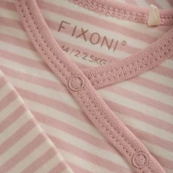 New Slå-om Body Langærmet - Pale Mauve Bodystocking M. Skrålukning|Præmatur Tøj