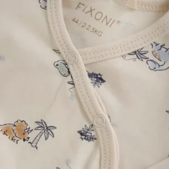 Slå-om Body Langærmet AOP - Zen Blue Bodystocking M. Skrålukning|Præmatur Tøj