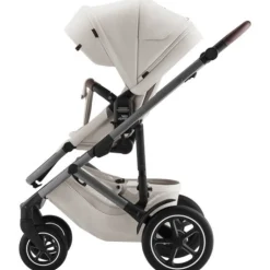 Outlet Smile 5Z lux inkl. liggedel og Baby-Safe Core autostol - soft taupe/space black Kombivognspakker|Vognpakker