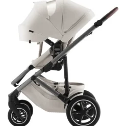 Outlet Smile 5Z lux inkl. liggedel og Baby-Safe Core autostol - soft taupe/space black Kombivognspakker|Vognpakker