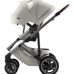 New Smile 5Z lux inkl. liggedel og Baby-Safe Core autostol - linen grey/space black Kombivognspakker|Vognpakker