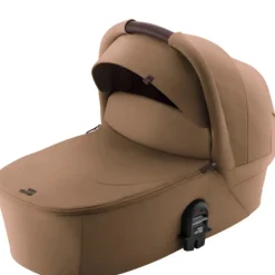 Best Smile 5Z lux inkl. liggedel og Baby-Safe Core autostol - warm caramel/space black Kombivognspakker