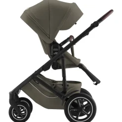 New Smile 5Z lux kombivogn inkl. autostol - urban olive Kombivogne Med Ergonomiske Sæder