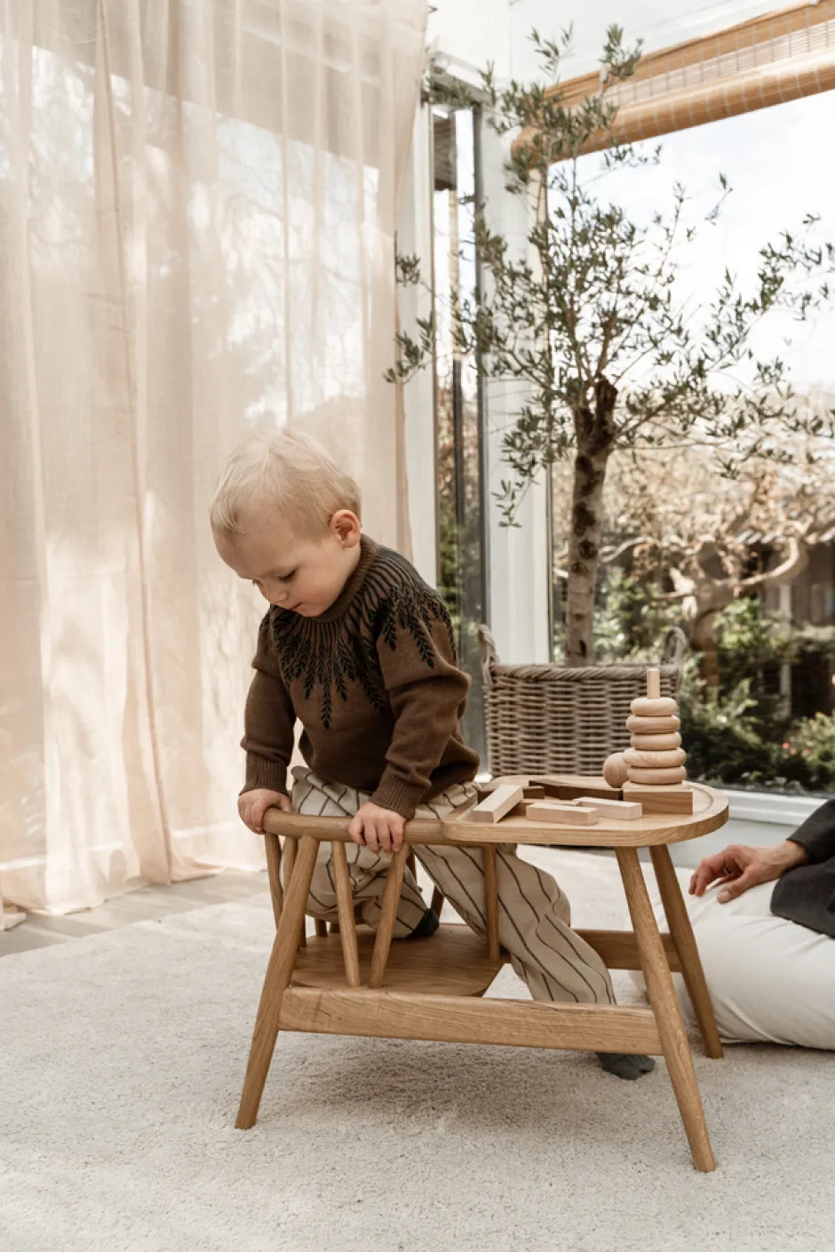 Clearance Smilla Børnestol med bord - eg Børn Børneborde & Stole