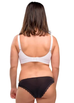 Online Sømløs Amme BH Med Indlæg - White Amme Bh'Er