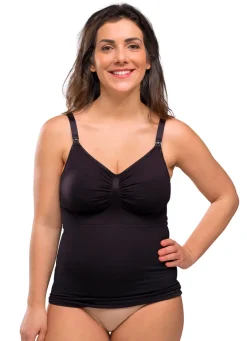 Best Sømløs Ammetop Med Shapewear - Sort Amme Bh'Er|Overdele