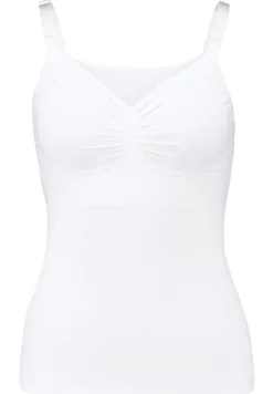 Best Sømløs Ammetop Med Shapewear - Hvid Overdele