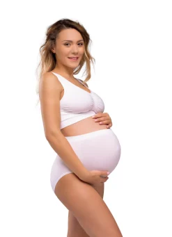 Outlet Sømløs Graviditets BH - Hvid Amme Bh'Er