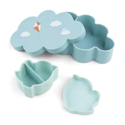 Sale Snack & madkasse m/drikkedunk Playground Blå Madkasser & Drikkedunke