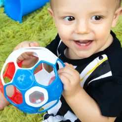 Online Soccer - fodbold (rød/hvid/blå) Sansebolde