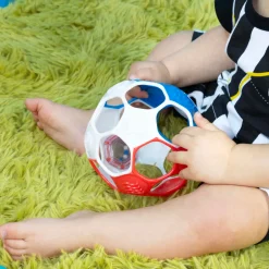 Online Soccer - fodbold (rød/hvid/blå) Sansebolde