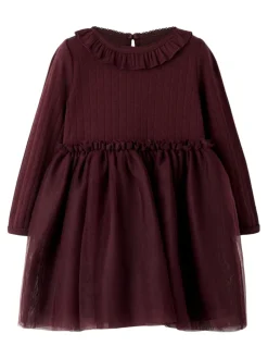 Sale Solange Tulle Kjole - Catawba Grape Juletøj|Kjoler