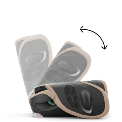 Discount Solution G2 Plus - Almond Beige Autostole 100-150 Cm (4-12 År)