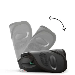 Outlet Solution G2 Plus - Moon Black Autostole 100-150 Cm (4-12 År)