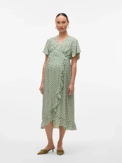 Discount Sophie tess ss midi kjole - CAMEOGREEN Kjoler/Nederdele