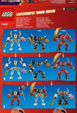 Hot Soras tech-elementrobot 71807 LEGO® NINJAGO® Lego