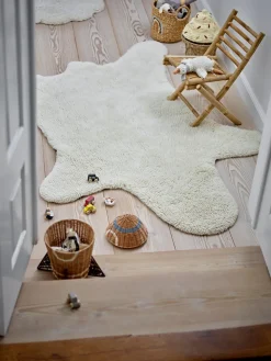 Discount Space Kurv m/låg, Natur, Rattan Børn Kurve