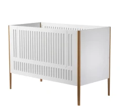 Clearance Spoke tremmeseng - Hvid/Eg Børn Tremmesenge